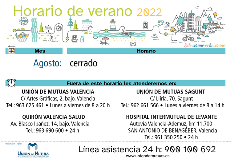 Horario especial