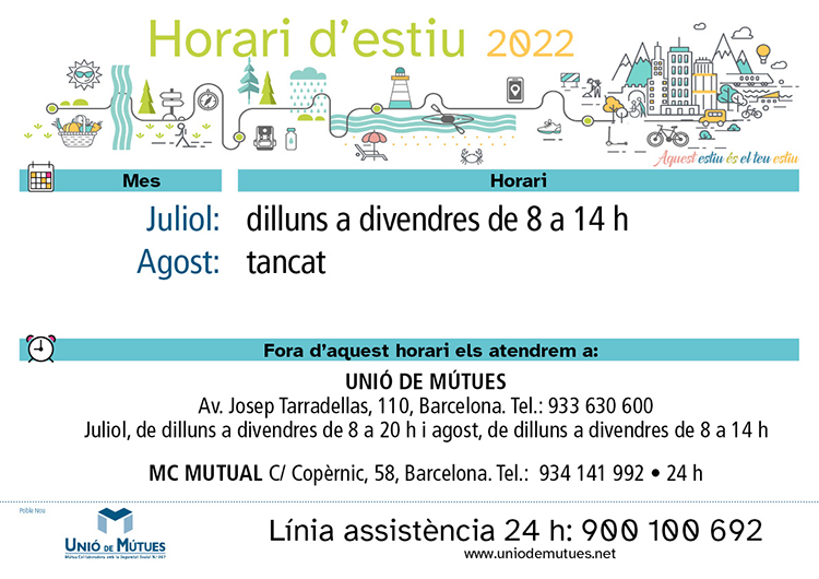 Horario especial