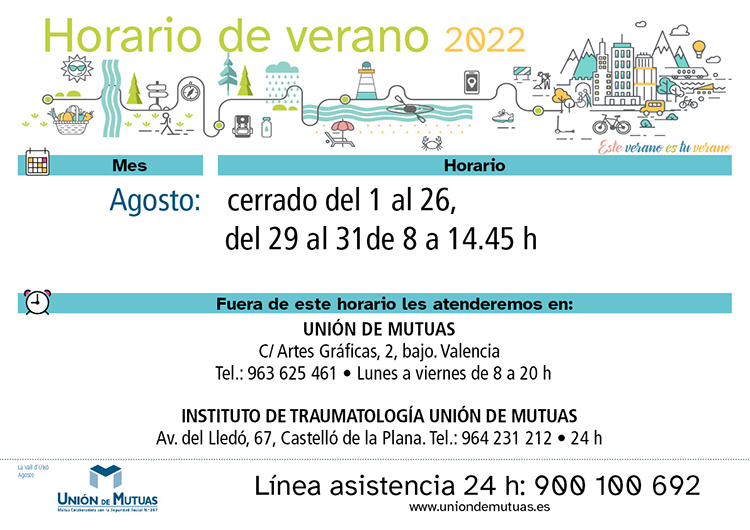Horario especial