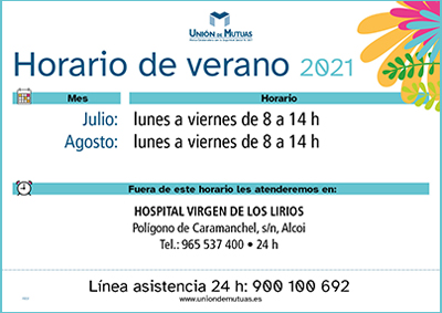 Horario especial