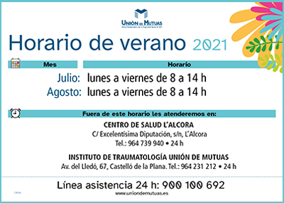 Horario especial