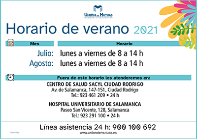 Horario especial