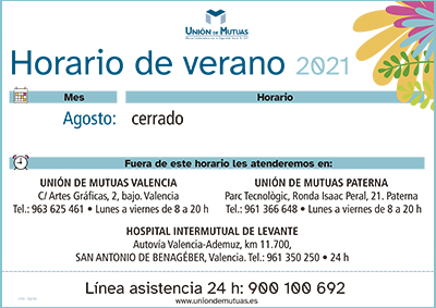 Horario especial