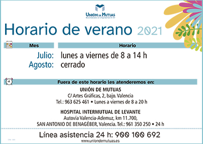 Horario especial