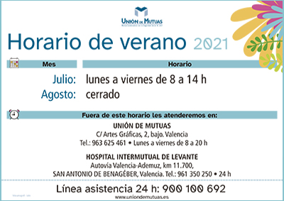 Horario especial