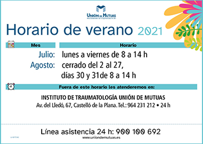 Horario especial