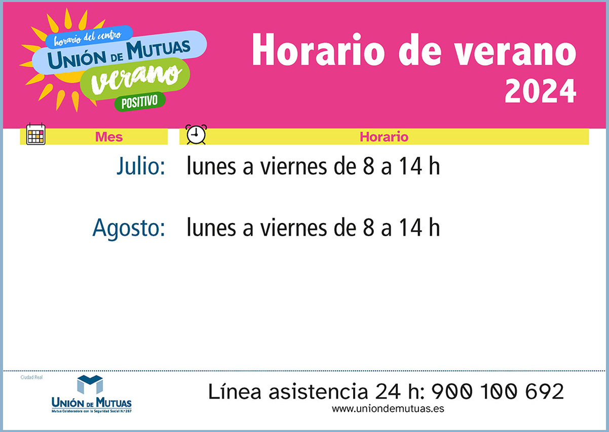 Horario especial