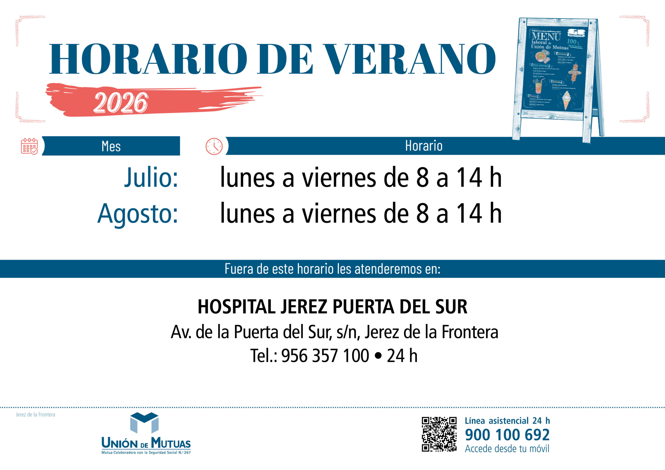 Horario especial
