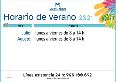 Horario especial