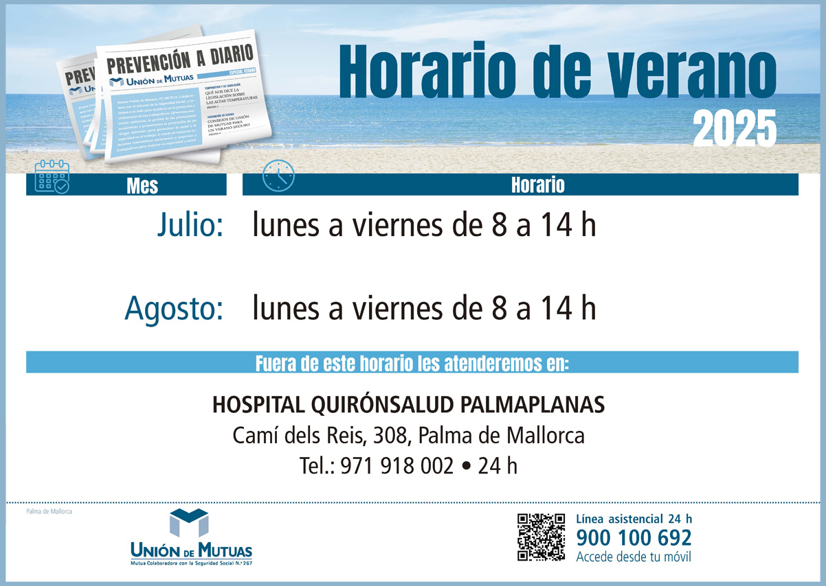 Horario especial