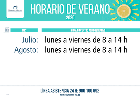 Horario especial