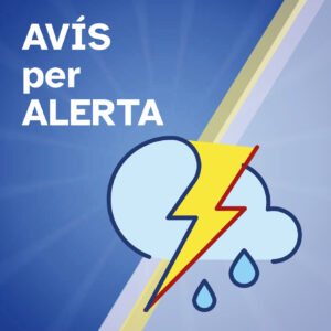 Aviso por Alerta WEB CUADRADO DANA VAL-CAT